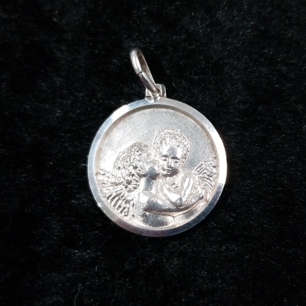 SS angel pendant